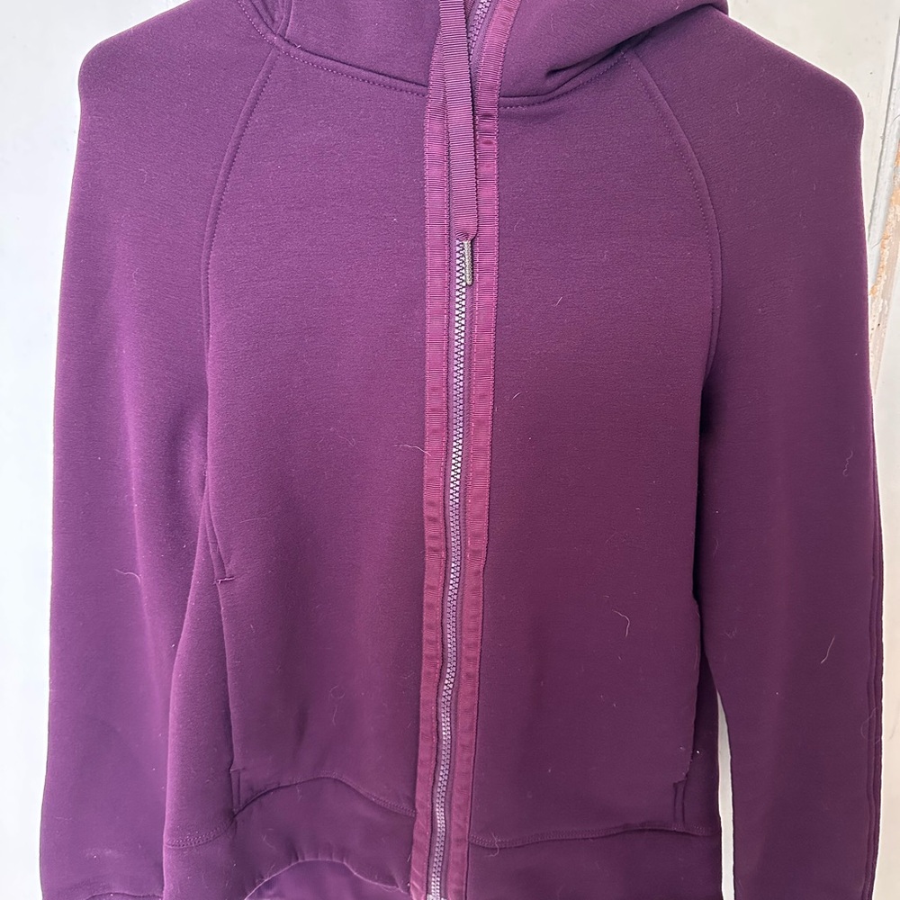 Lululemon Vibrant Purple Zip-Up Hoodie